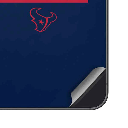 NFL Houston Texans Blue Performance Series Galaxy S24 Plus Skin