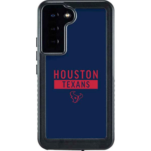 NFL Houston Texans Blue Performance Series Galaxy S24 Plus Waterproof Case