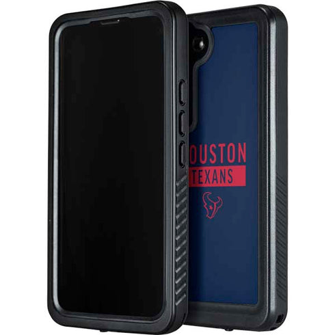 NFL Houston Texans Blue Performance Series Galaxy S24 Plus Waterproof Case