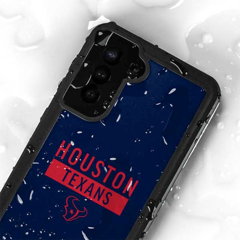 NFL Houston Texans Blue Performance Series Galaxy S24 Plus Waterproof Case
