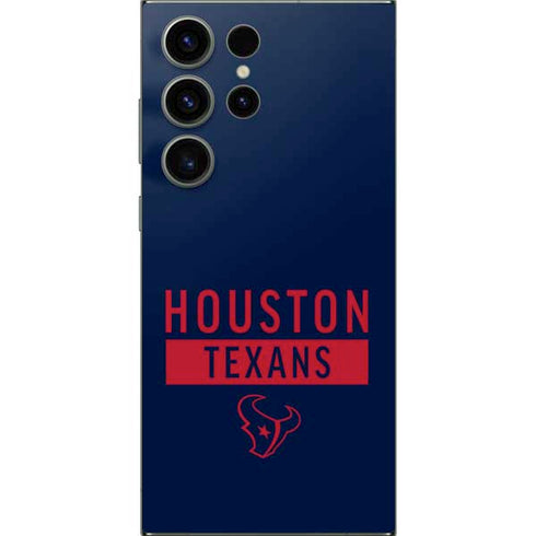 NFL Houston Texans Blue Performance Series Galaxy S25 Ultra Skin