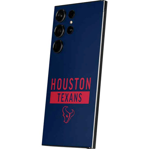 NFL Houston Texans Blue Performance Series Galaxy S25 Ultra Skin