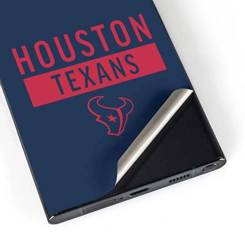 NFL Houston Texans Blue Performance Series Galaxy S25 Ultra Skin