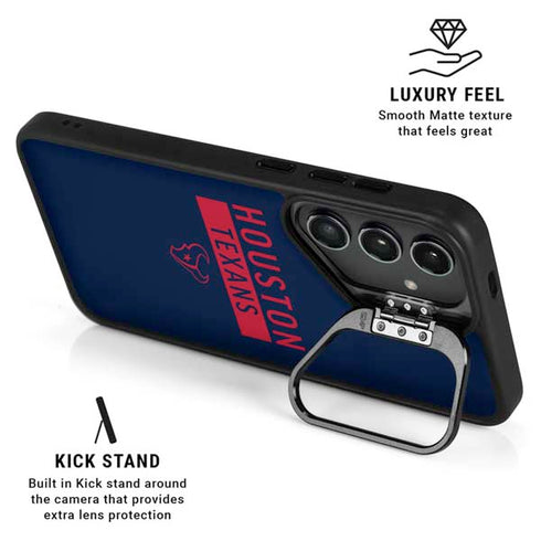 NFL Houston Texans Blue Performance Series Galaxy S26 Kickstand Case