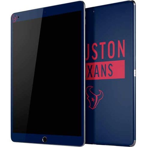 NFL Houston Texans Blue Performance Series iPad Skins