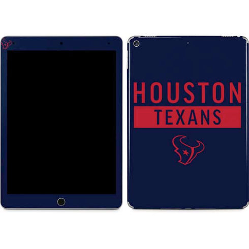 NFL Houston Texans Blue Performance Series iPad Skins