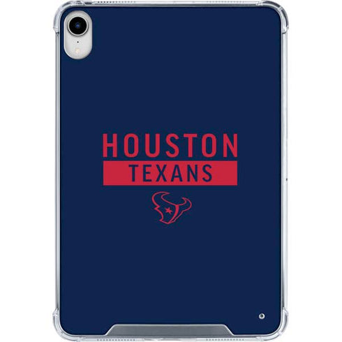 NFL Houston Texans Blue Performance Series iPad 11th Gen (2025) Clear Case