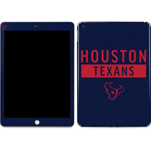 NFL Houston Texans Blue Performance Series Apple iPad Skin