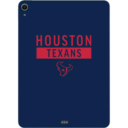 NFL Houston Texans Blue Performance Series Apple iPad Air Skin