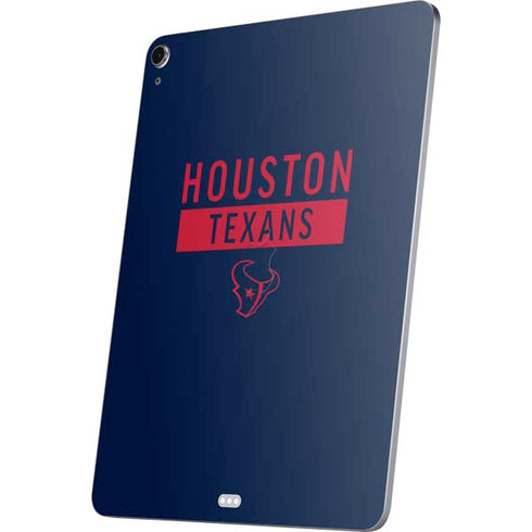 NFL Houston Texans Blue Performance Series Apple iPad Air Skin
