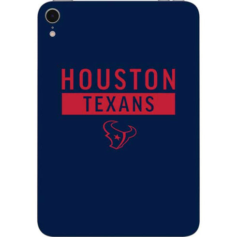 NFL Houston Texans Blue Performance Series Apple iPad Mini Skin