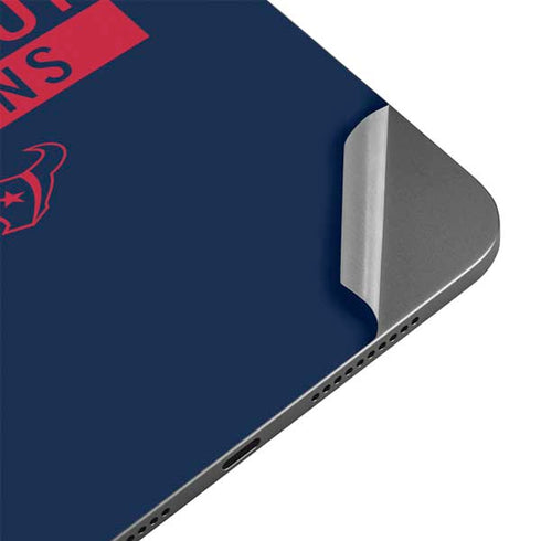 NFL Houston Texans Blue Performance Series Apple iPad Mini Skin