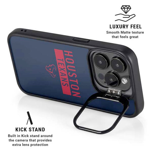 NFL Houston Texans Blue Performance Series iPhone 13 Pro Kickstand Case