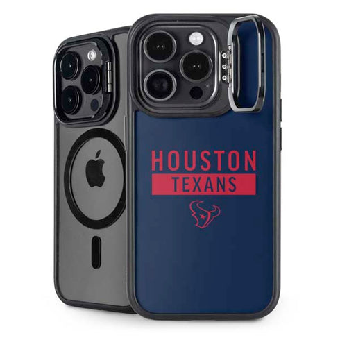 NFL Houston Texans Blue Performance Series iPhone 15 Pro Max Kickstand Case