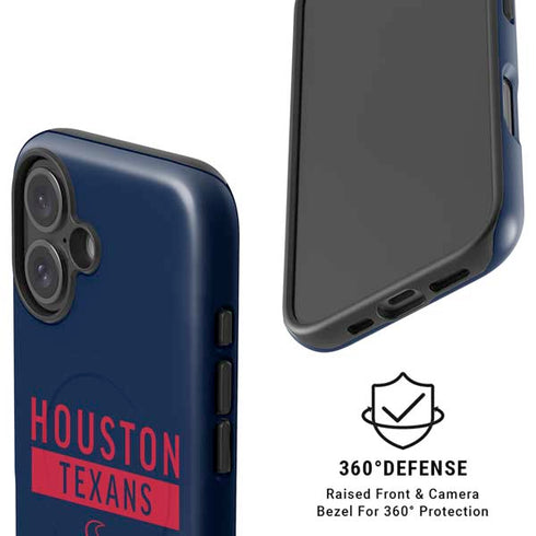 NFL Houston Texans Blue Performance Series iPhone 16 Magsafe Impact Case