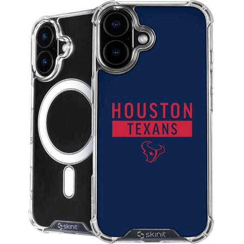 NFL Houston Texans Blue Performance Series iPhone 16 Plus MagSafe Case