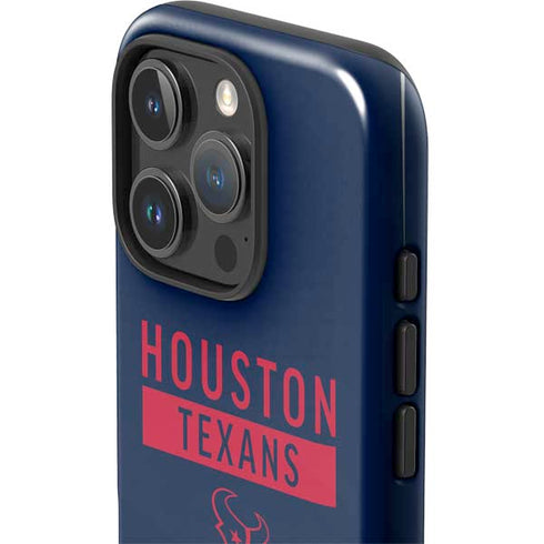 NFL Houston Texans Blue Performance Series iPhone 16 Pro Impact Case