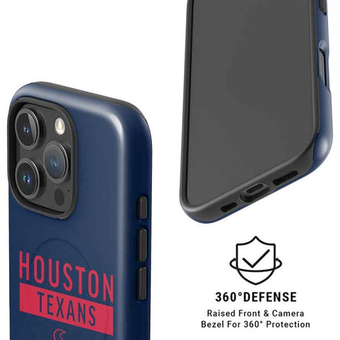NFL Houston Texans Blue Performance Series iPhone 16 Pro Magsafe Impact Case