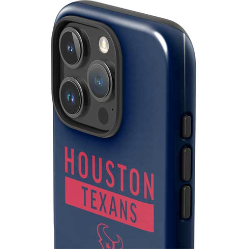 NFL Houston Texans Blue Performance Series iPhone 16 Pro Max Impact Case