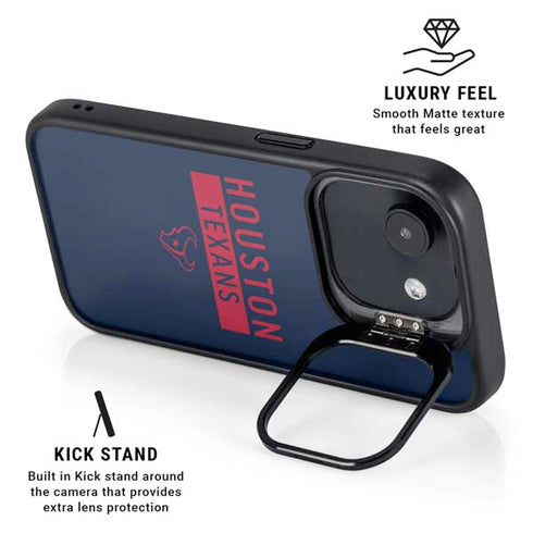 NFL Houston Texans Blue Performance Series iPhone 16e Kickstand Case