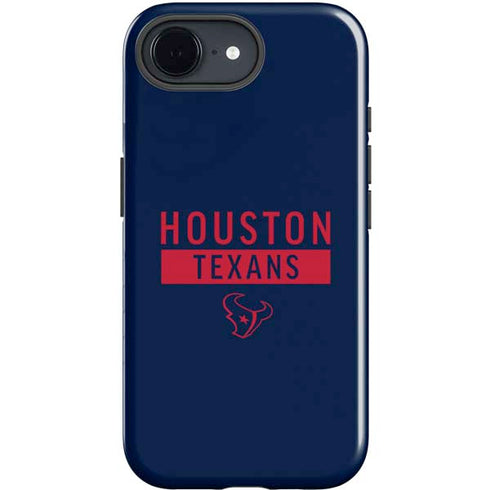 NFL Houston Texans Blue Performance Series iPhone 16e Impact Case
