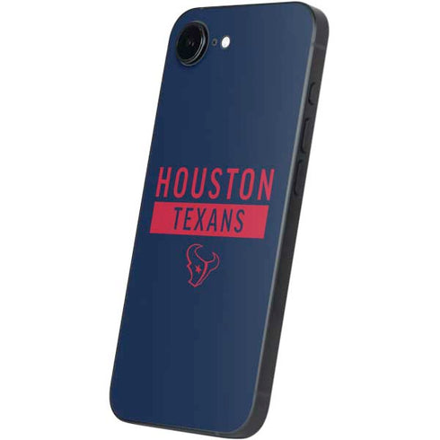 NFL Houston Texans Blue Performance Series iPhone 16e Skin