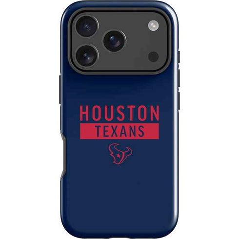NFL Houston Texans Blue Performance Series iPhone 18 Pro Impact Case