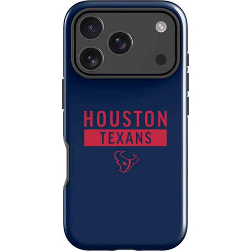 NFL Houston Texans Blue Performance Series iPhone 18 Pro Max Impact Case