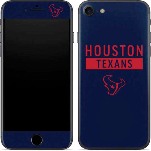 NFL Houston Texans Blue Performance Series iPhone 8 Skin