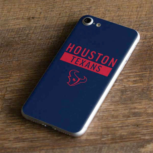 NFL Houston Texans Blue Performance Series iPhone 8 Skin