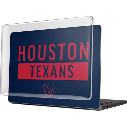 NFL Houston Texans Blue Performance Series MacBook Pro 14in (2021-24) Case plus Skin