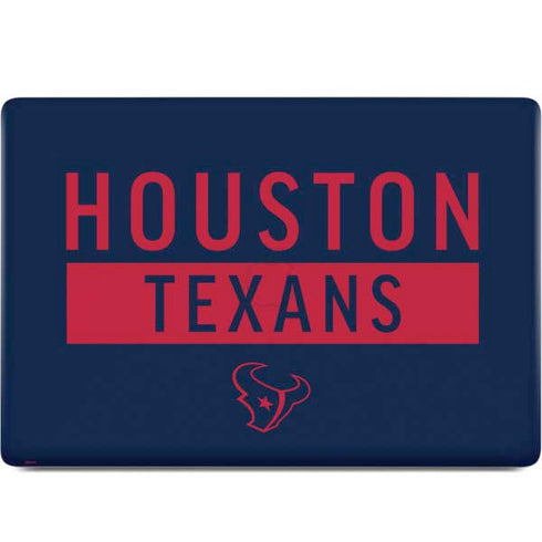 NFL Houston Texans Blue Performance Series MacBook Skins