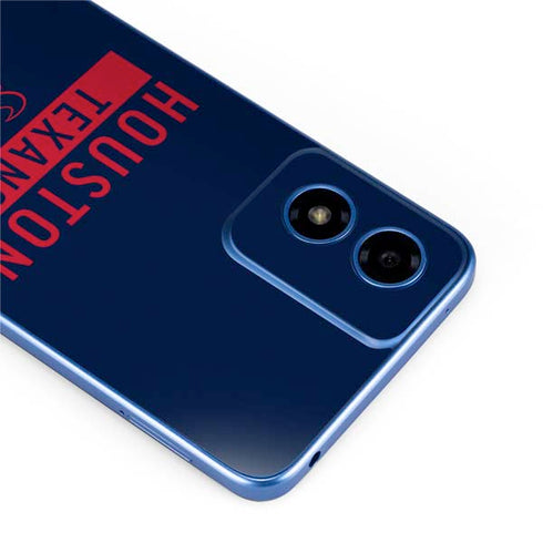 NFL Houston Texans Blue Performance Series Moto G Play 4G (2024) Skin