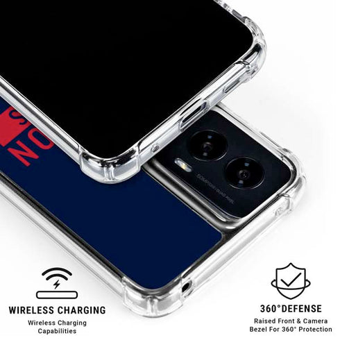 NFL Houston Texans Blue Performance Series Moto G Power 5G (2024) Clear Case