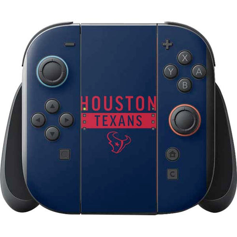 NFL Houston Texans Blue Performance Series Nintendo Switch 2 (2025) with Joy-Con Skin