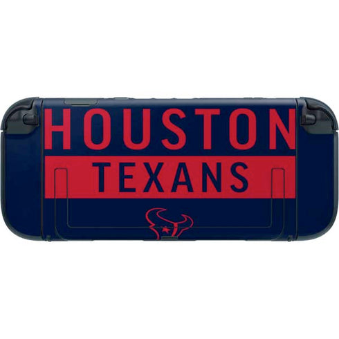 NFL Houston Texans Blue Performance Series Nintendo Switch 2 (2025) with Joy-Con Skin