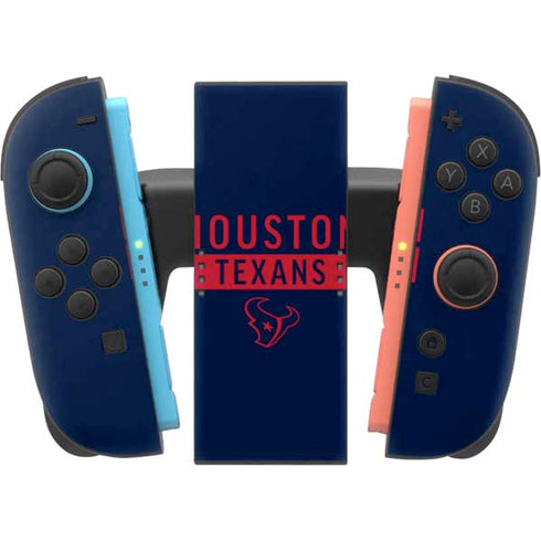 NFL Houston Texans Blue Performance Series Nintendo Switch 2 (2025) Joy-Con Controller Skin