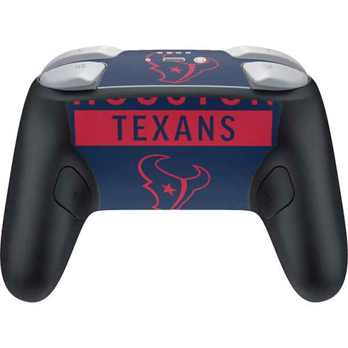 NFL Houston Texans Blue Performance Series Nintendo Switch 2 (2025) Pro Controller Skin