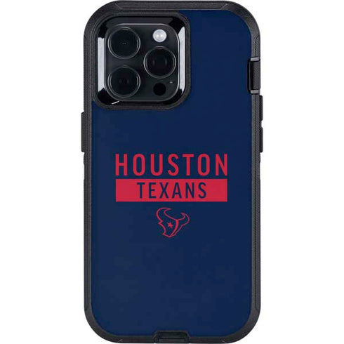 NFL Houston Texans Blue Performance Series Otterbox Defender iPhone Skin