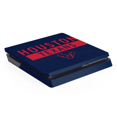 NFL Houston Texans Blue Performance Series PlayStation PS4 Skins