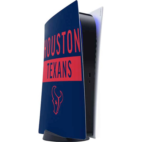 NFL Houston Texans Blue Performance Series PlayStation PS5 Skins