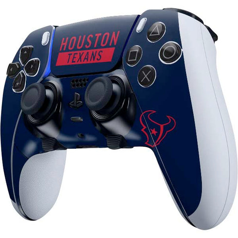 NFL Houston Texans Blue Performance Series PS5 DualSense Edge Pro Controller Skin