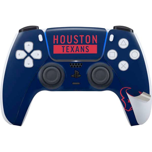 NFL Houston Texans Blue Performance Series PS5 Pro Bundle Skin