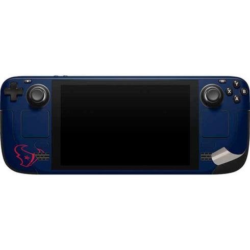 NFL Houston Texans Blue Performance Series Steam Deck Handheld Gaming Computer Skin