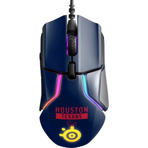 NFL Houston Texans Blue Performance Series SteelSeries Rival 600 Gaming Mouse Skin