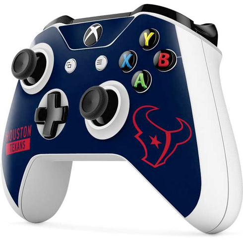 NFL Houston Texans Blue Performance Series Xbox One S All-Digital Edition Bundle Skin