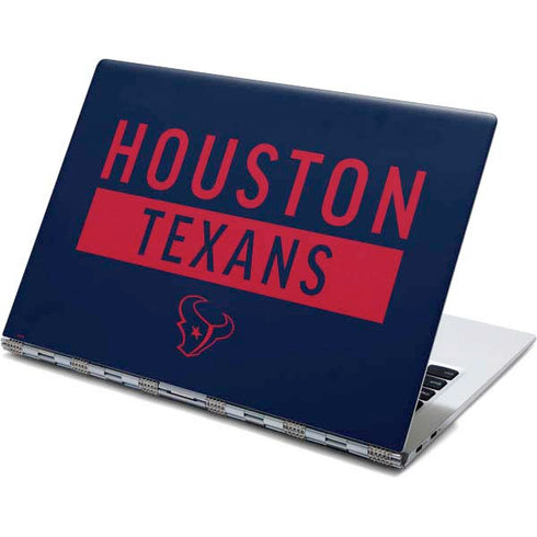 NFL Houston Texans Blue Performance Series Yoga 910 2-in-1 14in Touch-Screen Skin