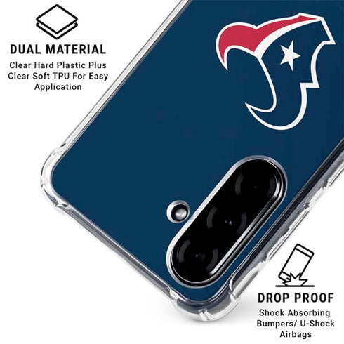 NFL Houston Texans Breakaway Galaxy A36 5G Clear Case