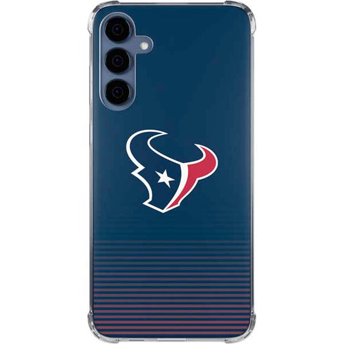 NFL Houston Texans Breakaway Galaxy A55 5G Clear Case