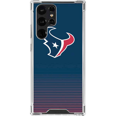 NFL Houston Texans Breakaway Galaxy S23 Ultra Clear Case
